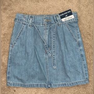 New Hollister denim skirt